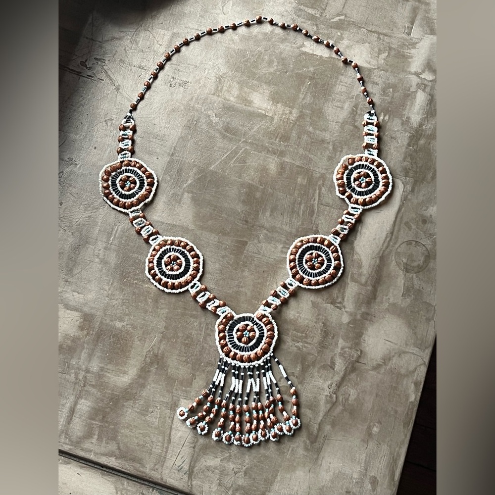Native American beaded necklace